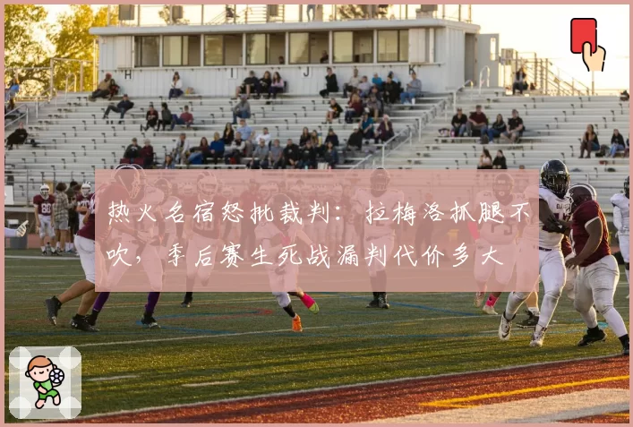 热火名宿怒批裁判：拉梅洛抓腿不吹，季后赛生死战漏判代价多大